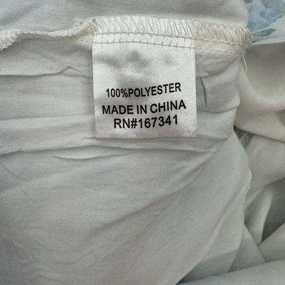 Hello Molly Picnic Loving Tie Front Dress - Blue Floral Print - Size Small - NWT - Picture 14 of 15